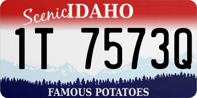ID license plate 1T7573Q