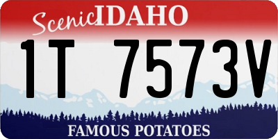 ID license plate 1T7573V