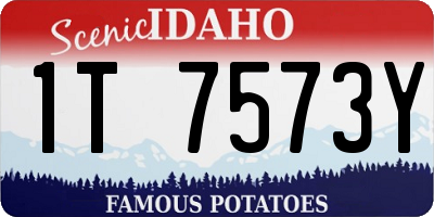 ID license plate 1T7573Y