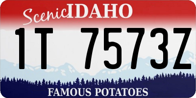 ID license plate 1T7573Z