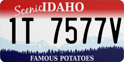 ID license plate 1T7577V