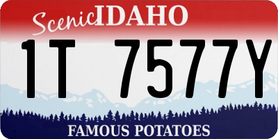 ID license plate 1T7577Y