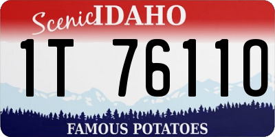 ID license plate 1T7611O