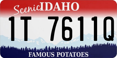 ID license plate 1T7611Q