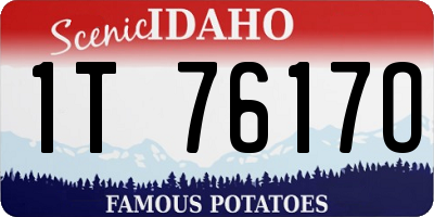 ID license plate 1T7617O
