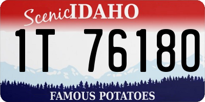 ID license plate 1T7618O