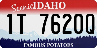 ID license plate 1T7620Q