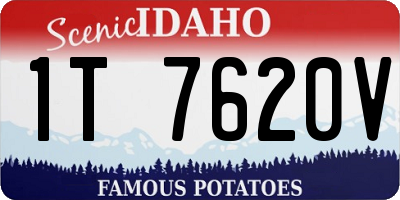 ID license plate 1T7620V