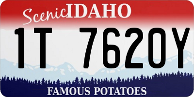 ID license plate 1T7620Y