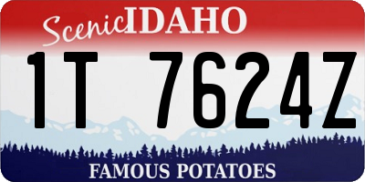 ID license plate 1T7624Z