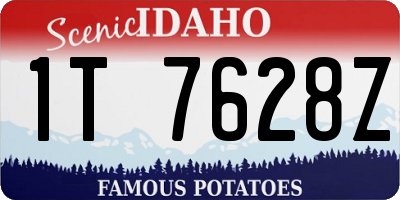 ID license plate 1T7628Z