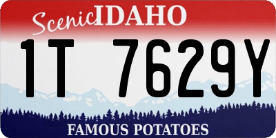 ID license plate 1T7629Y