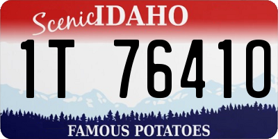 ID license plate 1T7641O