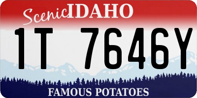 ID license plate 1T7646Y