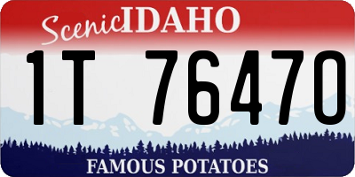 ID license plate 1T7647O
