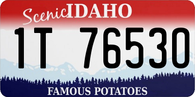 ID license plate 1T7653O