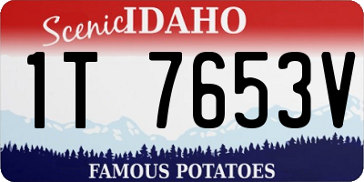 ID license plate 1T7653V