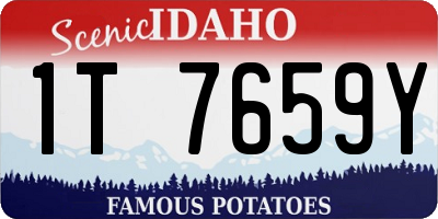 ID license plate 1T7659Y