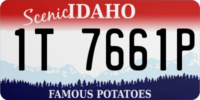 ID license plate 1T7661P