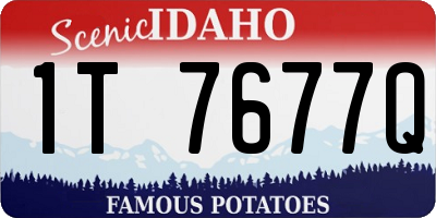 ID license plate 1T7677Q