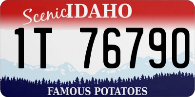 ID license plate 1T7679O