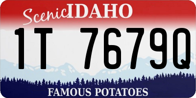 ID license plate 1T7679Q