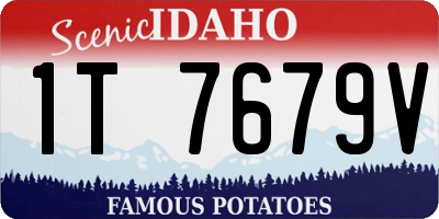 ID license plate 1T7679V