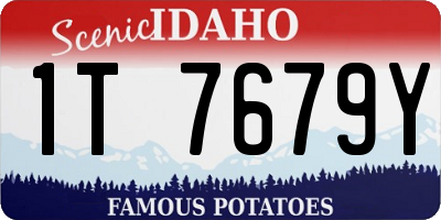 ID license plate 1T7679Y