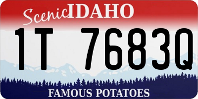 ID license plate 1T7683Q