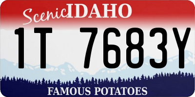 ID license plate 1T7683Y