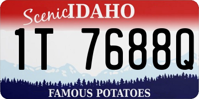 ID license plate 1T7688Q