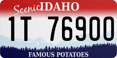 ID license plate 1T7690O