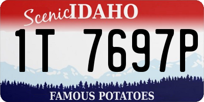 ID license plate 1T7697P