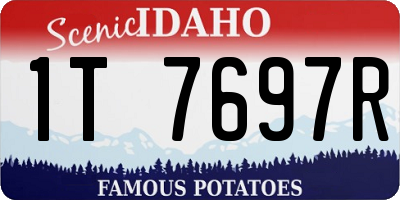 ID license plate 1T7697R