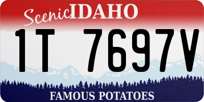 ID license plate 1T7697V
