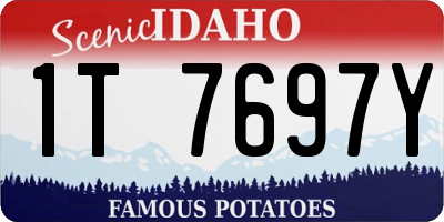ID license plate 1T7697Y