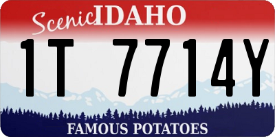 ID license plate 1T7714Y