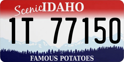 ID license plate 1T7715O