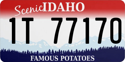 ID license plate 1T7717O