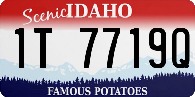 ID license plate 1T7719Q