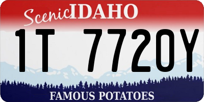 ID license plate 1T7720Y