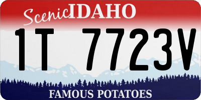 ID license plate 1T7723V
