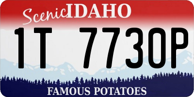 ID license plate 1T7730P