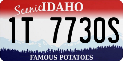 ID license plate 1T7730S