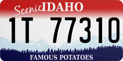 ID license plate 1T7731O
