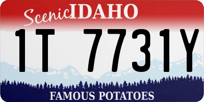 ID license plate 1T7731Y