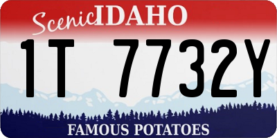 ID license plate 1T7732Y