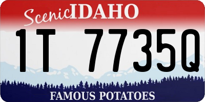 ID license plate 1T7735Q