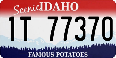 ID license plate 1T7737O