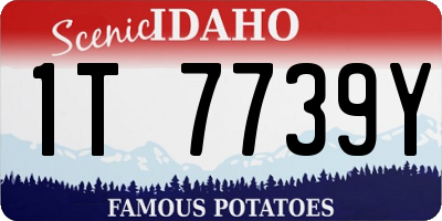 ID license plate 1T7739Y